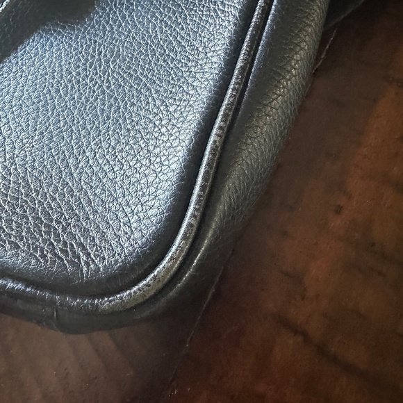 Crossbody Burberry Bag Leather with adjustable nylon strap - Picture 9 of 13